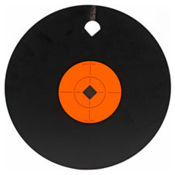 B/C 8" GONG ONE HOLE 3/8" AR500 STL