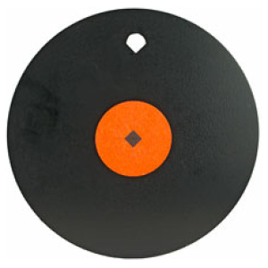 B/C 10" GONG ONE HOLE 3/8" AR500 STL