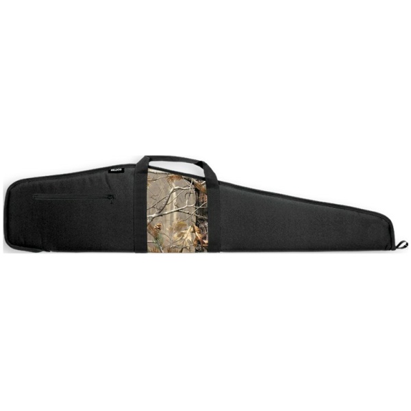 BULLDOG DELUXE RIFLE CASE 44" - BLACK W/ APHD CAMO PANEL