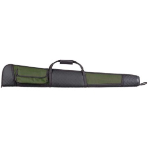 BULLDOG ARMOR SHOTGUN CASE 52" - GREEN W/ BLK EXTRA THICK PAD