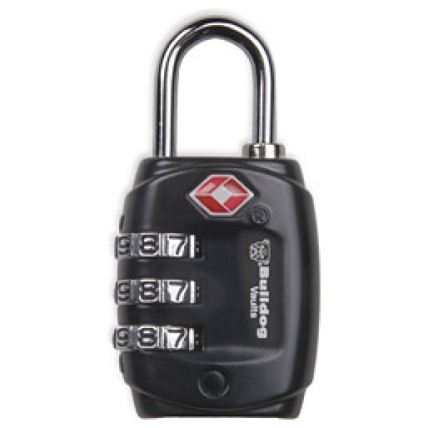 BULLDOG TSA LOCK W/STL SHCKL NON-CA