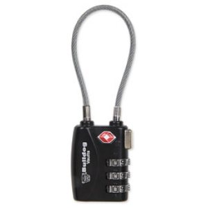 BULLDOG TSA LOCK W/STL CABLE NON-CA