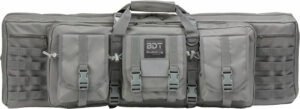BULLDOG 37" SINGLE TACTICAL CS - 3 LARGE ACCESSORY POCKETS GREY