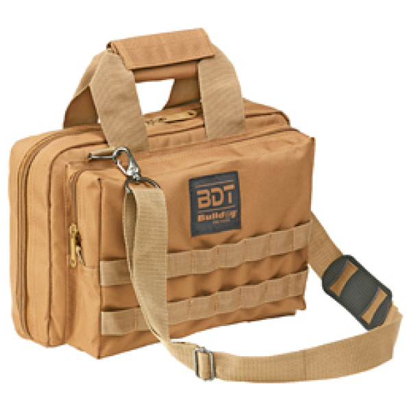 BULLDOG DLX 2 PISTOL RANGE BAG TAN