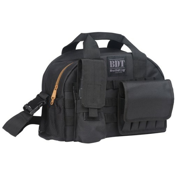 BULLDOG TACTICAL RANGE BAG W/ - MOLLE MAG POUCHES BLACK