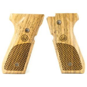 BERETTA GRIPS 92 96 WOOD OVAL CHKRNG