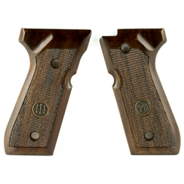 BERETTA GRIPS 92 96FS WOOD CHKRD