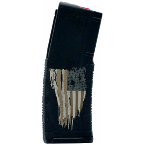 BLACK RAIN MAGAZINE AR15 30RD - 5.56" TATTERED FLAG ETCHED