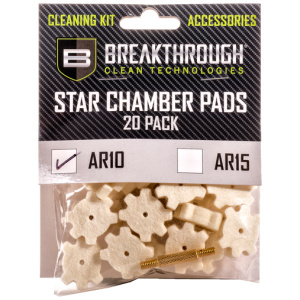BREAKTHROUGH AR-10 STAR - CHAMBER PAD 20 PK W/ 8-32 ADTR