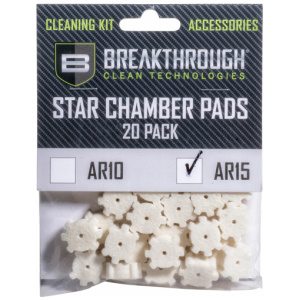 BREAKTHROUGH AR-15 STAR - CHAMBER PAD 20 PK W/ 8-32 ADTR