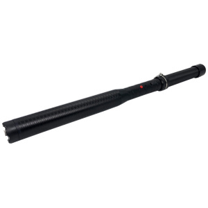 GUARD DOG TITAN METAL BATON W/ - TAC LIGHT 750K VOLTS BLACK