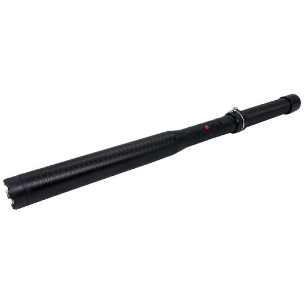 GUARD DOG TITAN METAL BATON W/ - TAC LIGHT 750K VOLTS BLACK