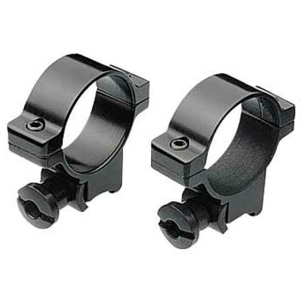 BURRIS MED 1" .22 RINGS BLK