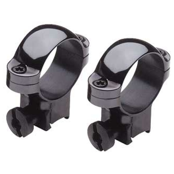 BURRIS MED 1" .22 RINGS DLX STEEL BK