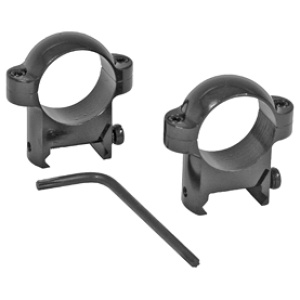 BURRIS MED 1" ZEE RINGS BLK