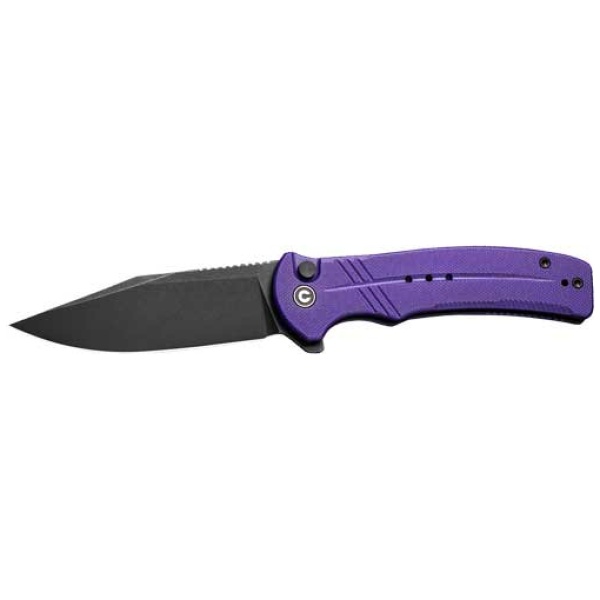 CIVIVI KNIFE COGENT 3.47" - PURPLE G10/BLACK STONEWASHED