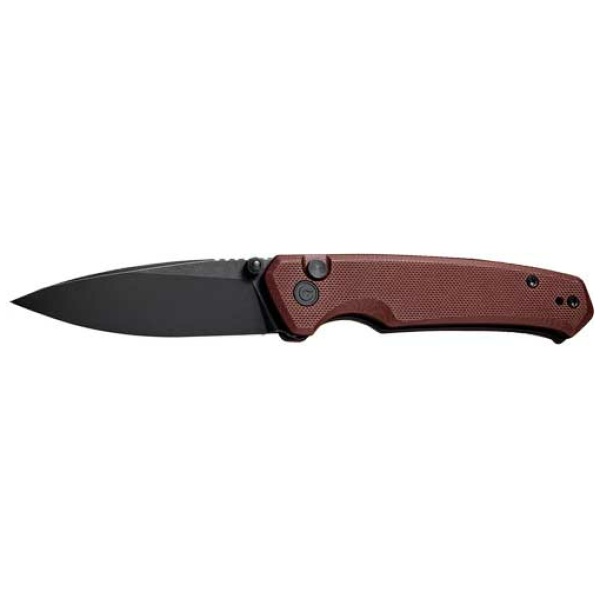 CIVIVI KNIFE ALTUS 2.97" - BURGUNDY G10/BLK STNWSH BLADE