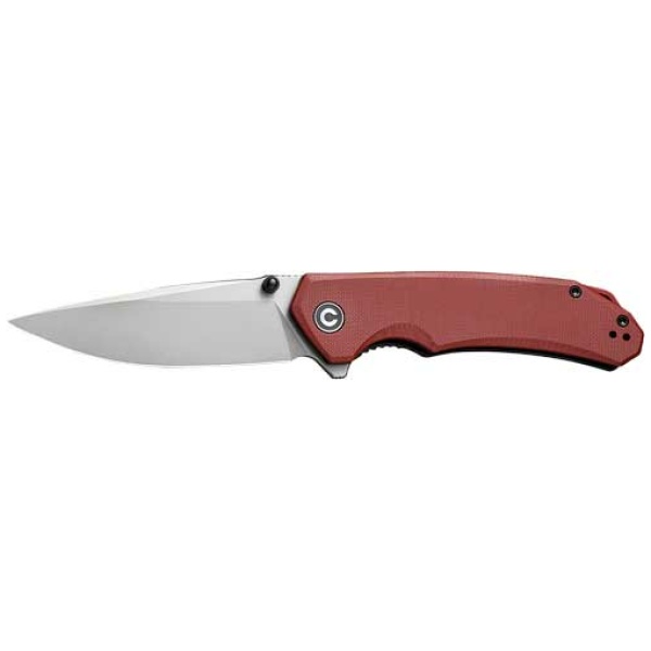 CIVIVI KNIFE BRAZEN 3.46" - BURGUNDY G10/STONEWASHED