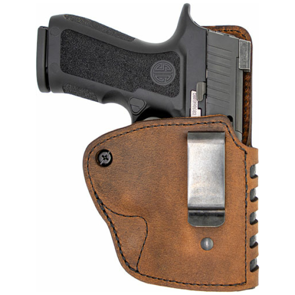 VERSACARRY CMPND HOLSTER IWB - KYDEX LTHR RH 1911 STL SZ2 BR