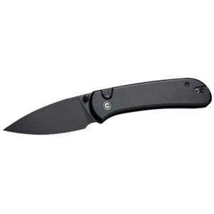 CIVIVI KNIFE QUIBIT 2.98" BLK/ - BLK STONEWASH BUTTON LOCK