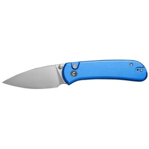 CIVIVI KNIFE QUIBIT 2.98" BLUE - /SATIN FINISH BUTTON LOCK