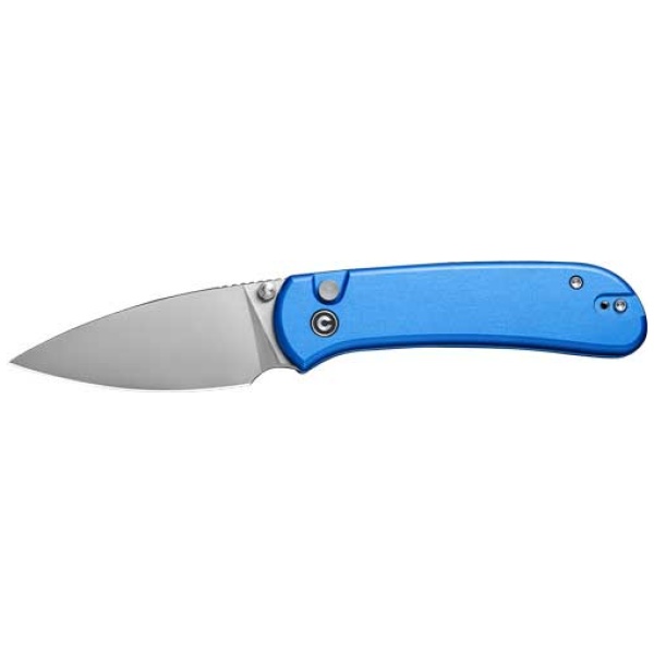 CIVIVI KNIFE QUIBIT 2.98" BLUE - /SATIN FINISH BUTTON LOCK