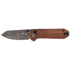CIVIVI KNIFE YONDER 2.88" - GUIBOURTIA WOOD/DAMASCUS BLADE