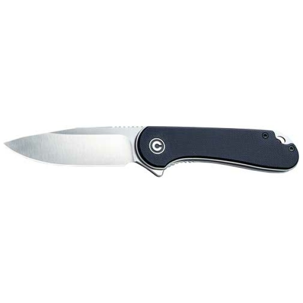CIVIVI KNIFE ELEMENTUM 2.96" - BLACK G10/SATIN D2 LINER LOCK