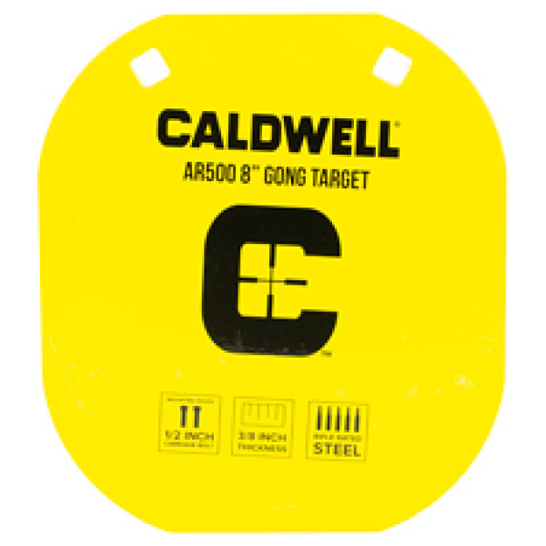 CALDWELL AR500 8" YELLOW