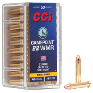 CCI 22WMR 40GR GAMEPOINT 50/2000
