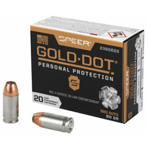 SPR GOLD DOT 380ACP 90GR HP 20/200