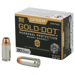 SPR GOLD DOT 45ACP 230G HP SB 20/200