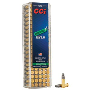 CCI 22LR GREEN TAG COMP 100/5000