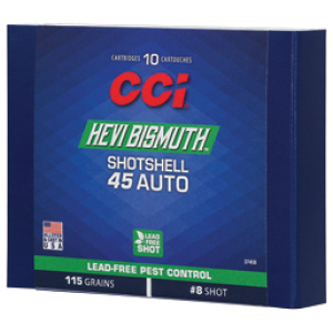 CCI 45ACP BISMUTH SHOTSHELL 10/200
