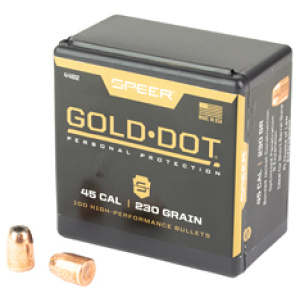 SPR GOLD DOT .451 230GR HP SB 100CT