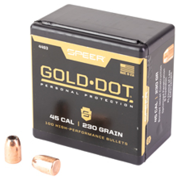SPR GOLD DOT .451 230GR HP 100CT