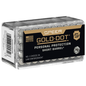 SPR GOLD DOT 22WMR 40GR SHRT BRL 50