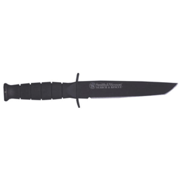 S&W KNIFE OPS SURVIVAL W/TANTO - 6" FIXED BLADE BLACKENED S/S