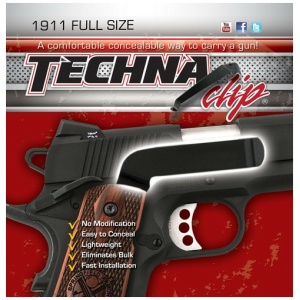 TECHNA CLIP HANDGUN RETENTION - CLIP COLT 1911&COMMANDER RIGHT