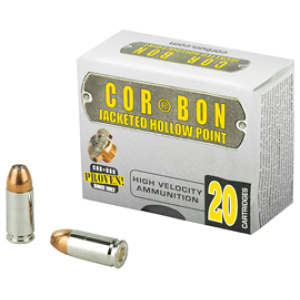 CORBON 9MM+P 115GR JHP 20/500