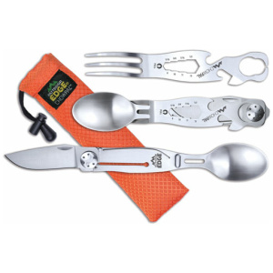 OUTDOOR EDGE CHOWPAL MEALTIME - MULTITOOL W/KNIFE & ORNG POUCH