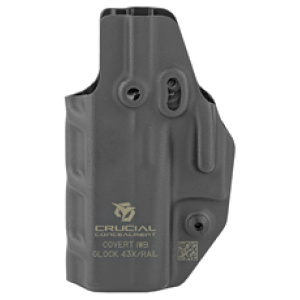 CRUCIAL IWB FOR GLOCK 43/43X AMBI BK