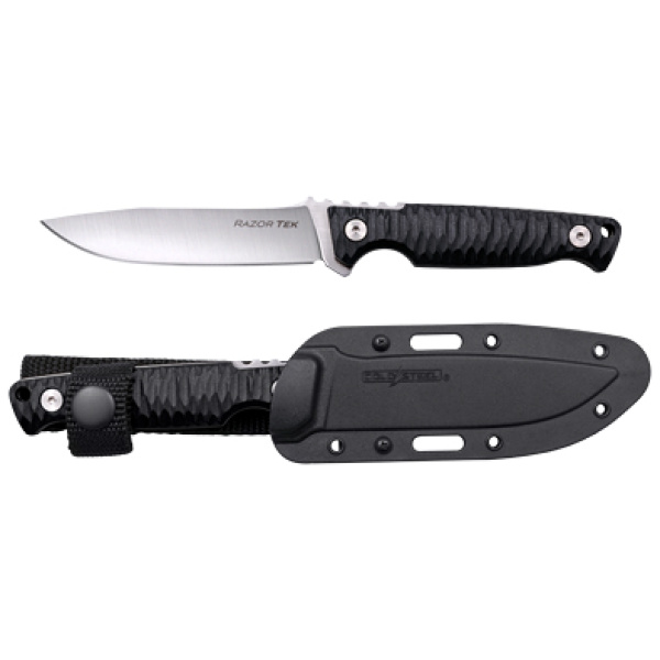COLD STL RAZORTEK 4" BLK W/SHEATH