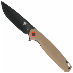 COBRATEC RATH 3.5" FOLDER - BROWN D2 BLACK BLADE