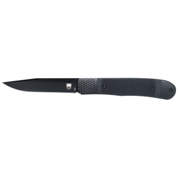 COBRATEC TRAPPER HIDDEN - RELEASE 3.12" BLACK G-10 HNDLE