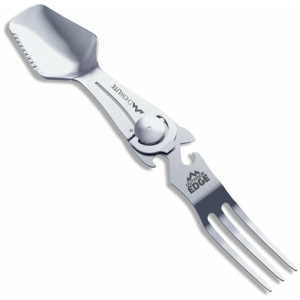 OUTDOOR EDGE CHOWLITE W/ FULL - SIZE SPOON/FORK & 3 TOOLS