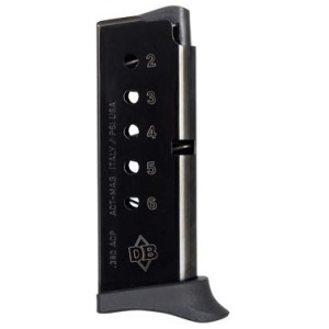 DIAMONDBACK FIREARMS MAGAZINE 380ACP 6RD W/FNGR EXT