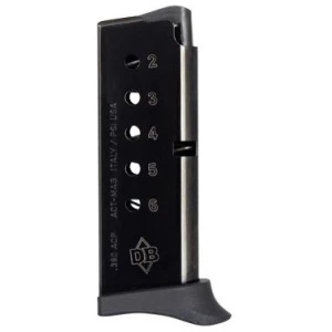 DIAMONDBACK FIREARMS MAGAZINE 380ACP 6RD W/FNGR EXT