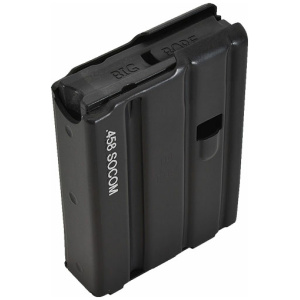 D&H TACTICAL MAGAZINE 458SOC - 4RD BLK W/LASER LOGO AR15