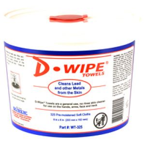 D-WIPE TOWELS 2-325 CT TUBS
